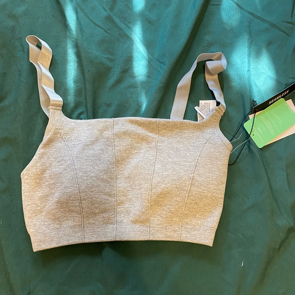 NEW Grey sports bra